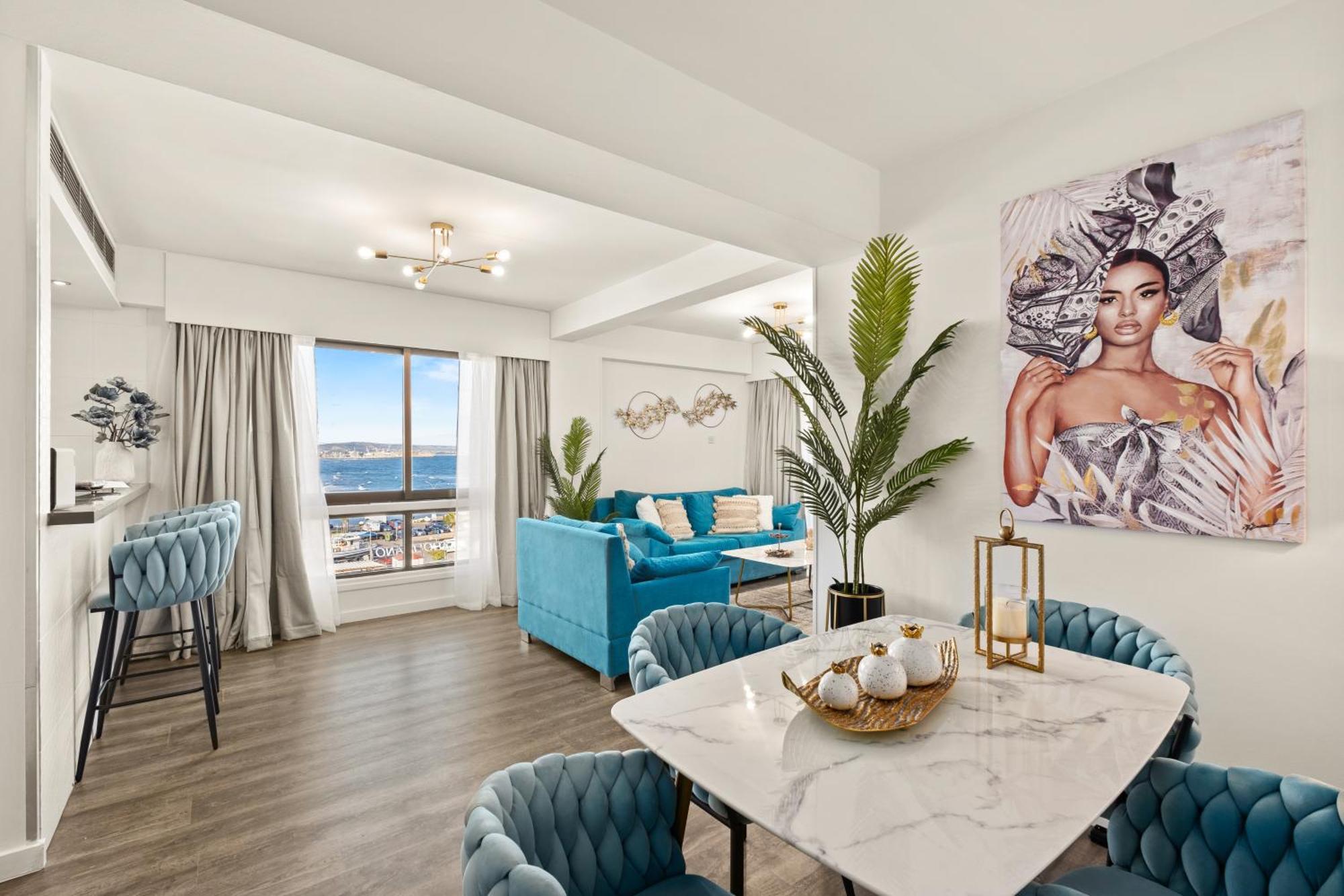 Lazuli Sea View Beachfront Ap 254 Larnaca Exterior photo